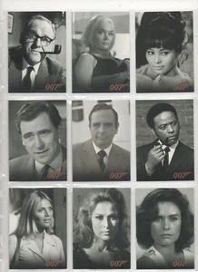 JAMES BOND MISSION LOGS FULL 11 CARD ALLIES SET - Picture 1 of 1