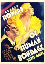 Of Human Bondage 1934 Movie POSTER PRINT A5 A2 Classic 30s Vintage Film Wall Art