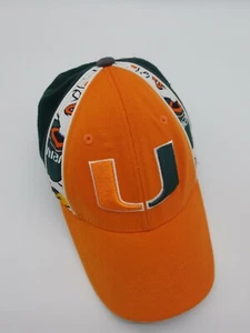 Gorra de bola de imagen profesional de la Universidad de Miami de un ajuste - Imagen 1 de 9