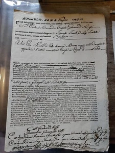 Contratto che regolamenta l'affitto di animali da lavoro, Gioatica 1794 - Foto 1 di 1