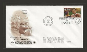 1997 US 32c Legendary Football Coaches Pop Warner FDC Philadelphia PA - Picture 1 of 2