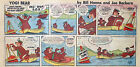 Yogi Bear by Eisenberg - Hanna-Barbera - color Sunday comic page - Aug. 10, 1969