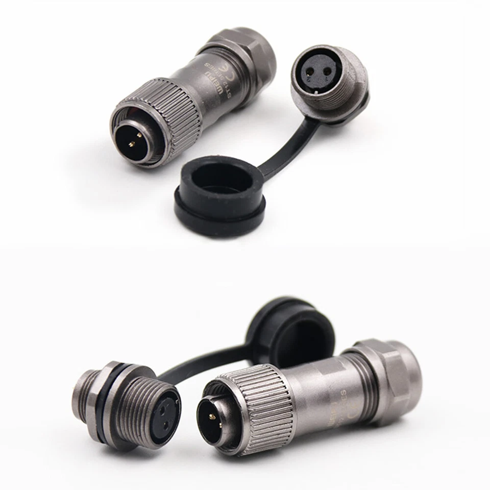 WEIPU ST12 Waterproof Aviation Cable Connector 2Pin~9Pin Male/Female Plug Socket - Image 1 of 4