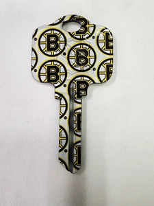 Ilco NHL Bruins Small Logo House Key Blank-KW1-FREE SHIPPING! B58 - Picture 1 of 2