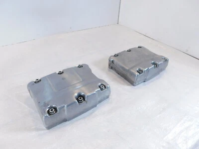 Harley Polished Twin Cam Touring Dyna & Softail Cylinder Head Cover Rocker Boxes - Image 1 of 4
