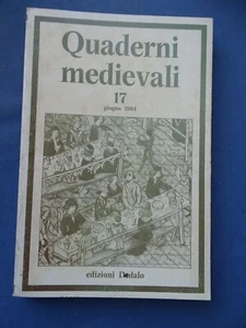 SAGGISTICA-QUADERNI MEDIEVALI N.17-DEDALO LIBRI 1984-E' PRESENTE L' INDEX - Imagen 1 de 4