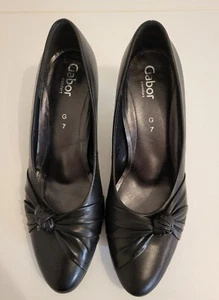 Damen Pumps - Gabor - Leder - schwarz - Gr. 7 G - neu ! - Bild 1 von 4