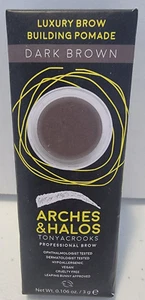 BUY 2 GET 1 FREE ADD 3 Arches & Halos Luxury Brow Building Pomade DARK BROWN - Picture 1 of 2