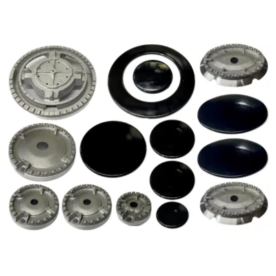 Hotpoint ariston kit piattelli + bruciatori spartifiamma cucina 7 fuochi