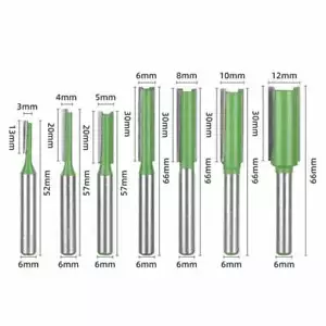 7 Stück 3mm-12mm Nutfräser 6mm Schaft Oberfräser Nutenfräser Für Holzfräser DHL - Bild 1 von 12