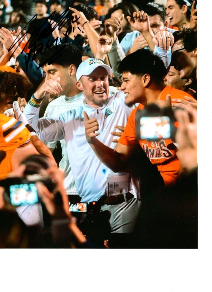 SCOTTY WALDEN UTEP MINERS SIGNED 8X10 PHOTO W/COA #3 - Image 1 of 1