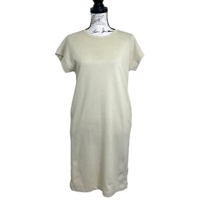 UniQlo U Airism Baumwollkleid Kurzarm Natur Mädchen Größe 11-12 - Bild 1 von 9