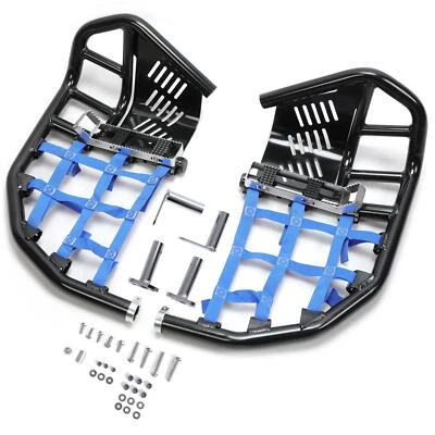 Nerf Bars Peg Heel Guard For Honda TRX450R 450ER Steel Sportrax 450 Blue - Image 1 of 4