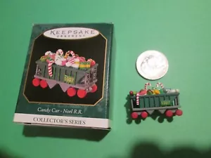 1997 Noel R R #9 Caramelle Auto Treno Punzone Miniatura PICCOLO Decorazione Natalizia - Foto 1 di 2
