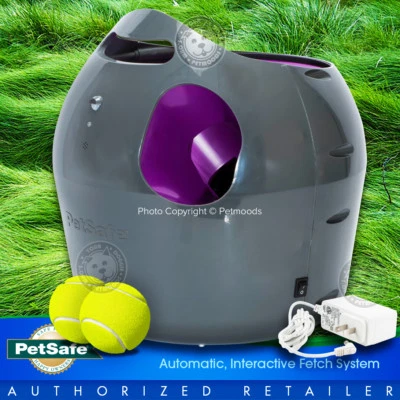 PetSafe Automatic Ball Launcher Interactive Dog Fetch Toy w/ 2-Balls PTY00-14665 - Image 1 of 4