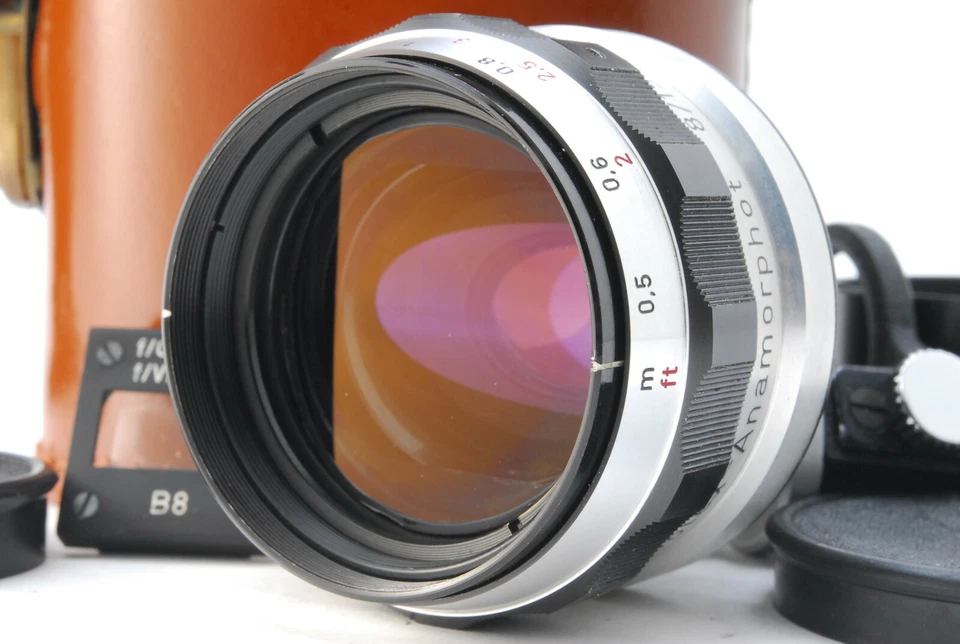 *COMO NUEVO* Lente Bolex Moller Anamorphot 8/19/1,5x Montaje C B8 B8L H8 M8 de JAPÓN Foto 1 de 4