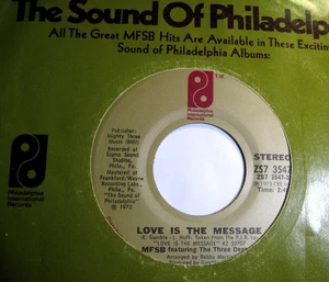 MFSB * 45 * Love Is The Message * 1974 #85 POP * Nice Near Mint! Vinyl - Bild 1 von 1