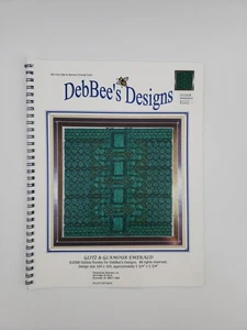 DebBee's Designs DD-131C Glitz & Glamour Emerald Canvaswork Chart - Picture 1 of 4