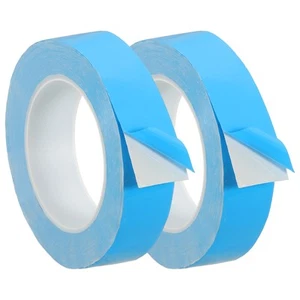 2 Rolls 25mx30mmx0.2mm Thermal Adhesive Tape Double Side Adhesive Thermal Tape - Afbeelding 1 van 7