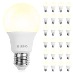 A19 LED Light Bulbs, 60 Watt Equivalent LED Bulbs, Natural White 3500K, 800 L... - Picture 1 of 9