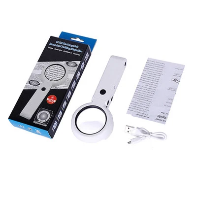 Magnifying Glass 7x Magnification Stand Design Reading Magnifying Glass . - Image 1 of 4