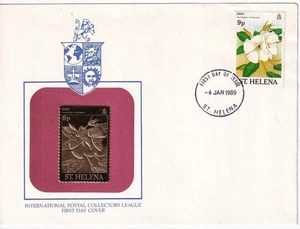 G005 St Helena 1989 Intl Postal Collectors League FDC - Picture 1 of 1