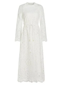 Zimmermann Ottie Lace Embroidered Maxi Dress Size 0 (2-4) Ivory - Picture 1 of 3
