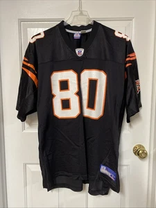 NFL Equipment Peter Warrick Bengals #80 Reebok On-Field Black Jersey Men’s XL - Picture 1 of 13