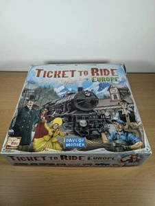 Ticket to Ride Europe Board Game Days of Wonder - New Contents - Picture 1 of 9