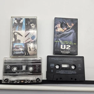 Vintage U2 Cassette Lot Achtung Baby Album Batman Forever Hold Me Thrill Me 90s - Picture 1 of 3