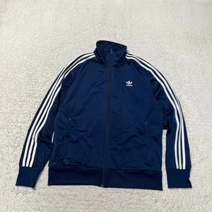 Adidas Track Jacket Men Large Navy Adicolor Classic Firebird Streetwear Running - Picture 1 of 18