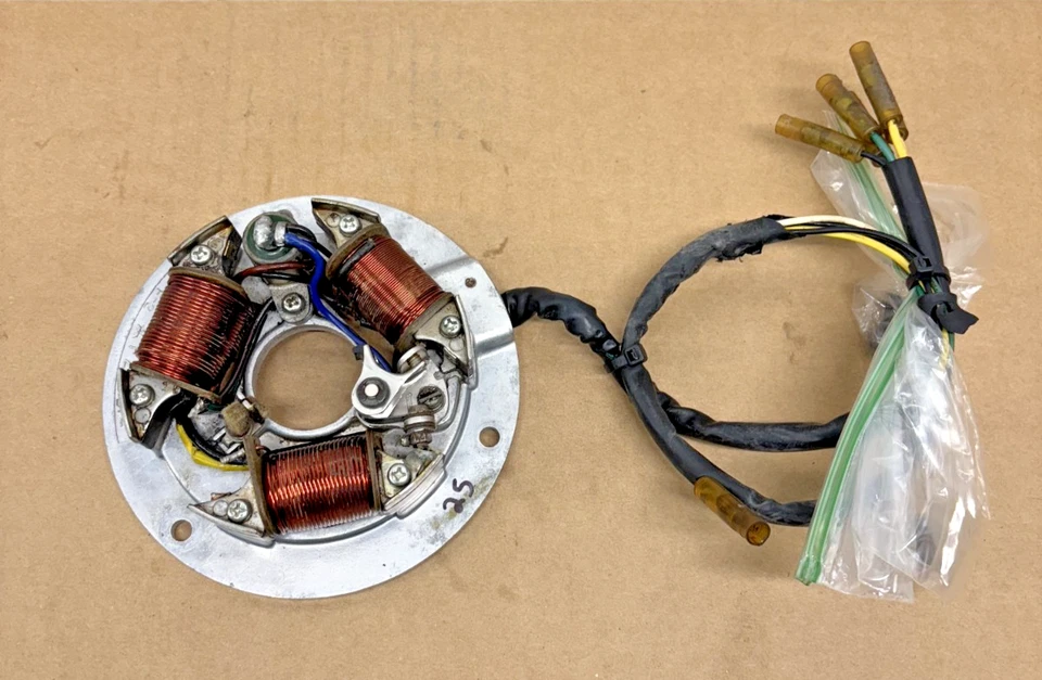Yamaha DT1/2/3 RT1/2/3 Motor Magneto / Bobinas / Estator / Conjunto de sincronización / FUNCIONA Foto 1 de 4