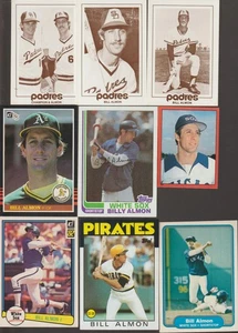 BILL ALMON 45 CARTE DA BASEBALL 18 DIVERSE METS PADRES RHODE ISLAND WHITE SOX - Foto 1 di 4
