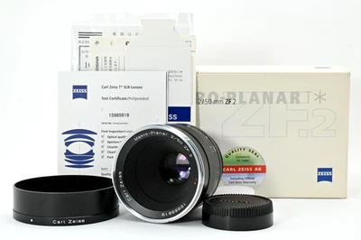 Carl Zeiss Makro Planar 50mm F/2 T* ZF.2 Lens for Nikon F From Japan #2670984 - Image 1 of 4