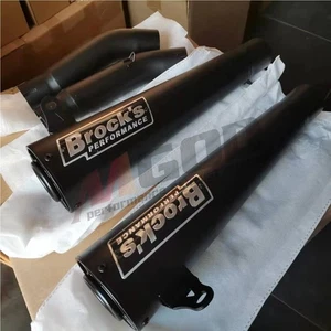 Set For SUZUKI Hayabusa GSXR1300 GSX1300 2008-2018 GSXR 1300 GSX Slip On Exhaust - Picture 1 of 14