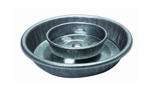Little Giant Baby Chick Waterer Base - Metal Waterer Base For 1 Quart Jar, Item No. 9826