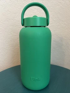 Bink 27 Unzen Wasserglas Flasche Flip Cap Smaragd. Neu ohne Etikett - Bild 1 von 10
