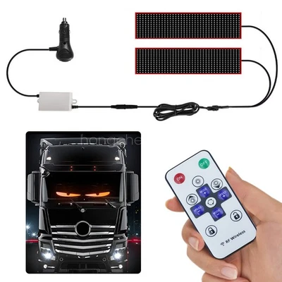 Devil Eyes Light for Car LED Display Screen DIY Truck Windshield Eyes Light 60cm - Image 1 of 4