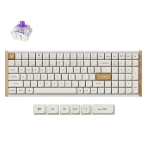 Keychron K4 HE Kabellose Magnetische Tastatur, QWERTY US, K4H-Q1, Nebula - Bild 1 von 9