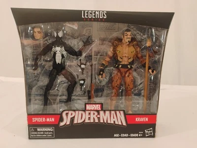 MARVEL LEGENDS: SPIDER-MAN AND KRAVEN (EL CAZADOR), PACK DE 2, HASBRO Foto 1 de 4
