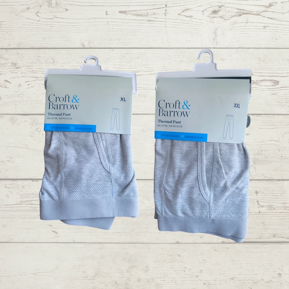 Croft & Barrow нижнее белье тепловой брюки серый XXL/XL #U - Изображение 1 из 1