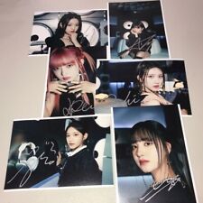 IVE Photo Set Japan 1st EP WAVE Autographed Hand Signed Full Set of All Members