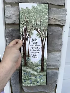 ❤️ Mensaje de amor 😍 Letrero decoración 17 pulgadas x 5,5 pulgadas "Sin quién no puedes vivir" 🆕 - Imagen 1 de 3