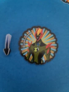 Ben 10 Alien Force Battle Blades  Tazo TOPS 🧸#15 WITH OWN SPINNER 🧸 FREE POSTl - Picture 1 of 2