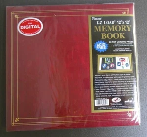 Pioneer E-Z Load Memory Book 12x12 Scrapbook Album Red NEW MB-10 - Picture 1 of 4