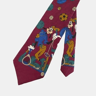 Corbata de Colección Años 90 Mickey Unlimited Para Hombre 57'x 4' Goofy Disney Tenis Foto 1 de 4