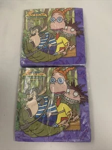 LOT OF 2 SEALED VINTAGE NICKELODEON WILD THORNBERRYS PARTY NAPKINS 16PK 3-PLY - Picture 1 of 3