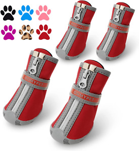 Dog Shoes for Small Dog Puppy Boots & Paw Protectors for Winter, Summer anti Sli