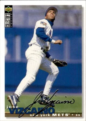 1995 Collector's Choice #316 Jose Vizcaino Silver Signature - Image 1 of 2
