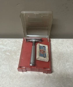 50er Jahre Edelstein Silber Rasierhobel in Box - Bild 1 von 6